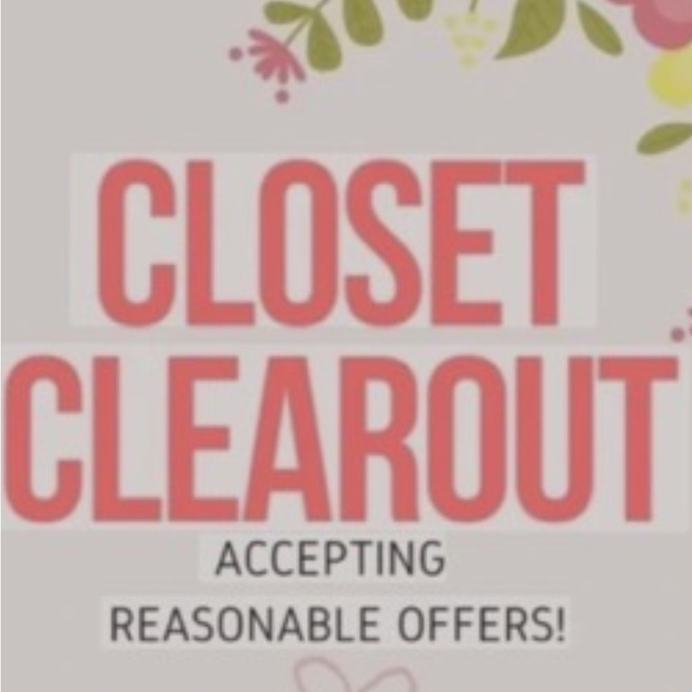 Closet Cleanout every thing must go